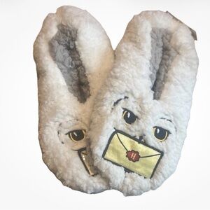 Cozy White Kids Slippers